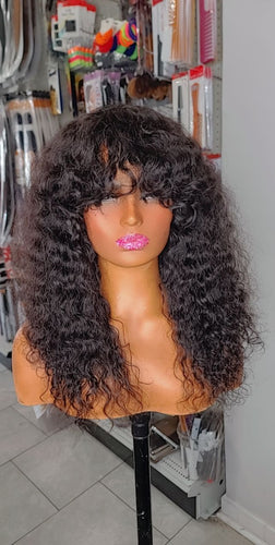 Porsha Natural Curl Custom Glueless Full Wig