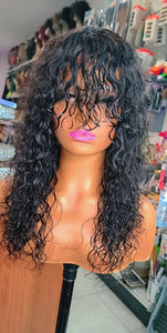 Porsha Natural Curl Custom Glueless Full Wig